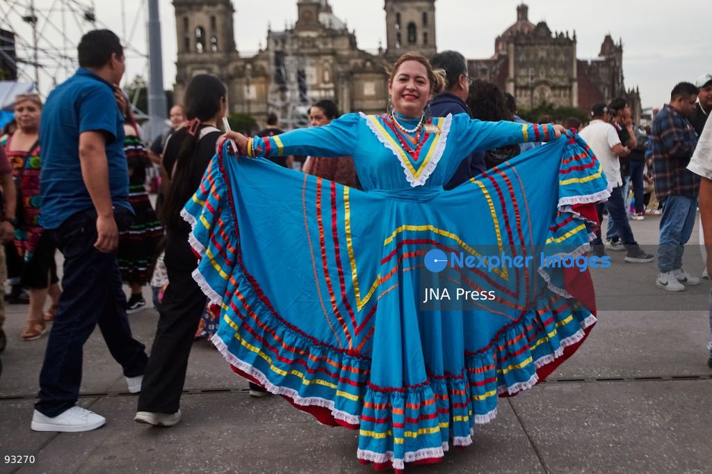 MEXICO CITY, MEXICO, SEPTEMBER 15, 2026: Thousands of people gather at the Zócalo in Mexico City as President Claudia Sheinbaum delivers the traditional Grito de Independencia from the National Palace, marking the anniversary of the start of Mexico’s War of Independence. The annual ceremony takes place on the eve of Mexican Independence Day. Photo by Juan Pérez / JNA Press. (Photo by Juan Perez Puente/JNA Press via Nexpher Images)