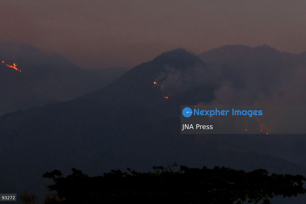 MALANG, EAST JAVA, INDONESIA, SEPTEMBER 16, 2026: Hotspots from a forest fire on Mount Kawi are visible from Malang, East Java. The fire has been burning in the mountainous area since September 1, affecting forest and vegetation on the slopes. Photo by Hayu Yudha Prabowo / JNA Press. (Photo by Hayu Yudha Prabowo/JNA Press via Nexpher Images)