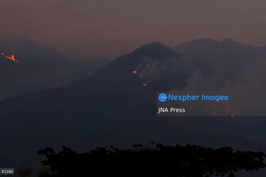 MALANG, EAST JAVA, INDONESIA, SEPTEMBER 16, 2026: Hotspots from a forest fire on Mount Kawi are visible from Malang, East Java. The fire has been burning in the mountainous area since September 1, affecting forest and vegetation on the slopes. Photo by Hayu Yudha Prabowo / JNA Press. (Photo by Hayu Yudha Prabowo/JNA Press via Nexpher Images)