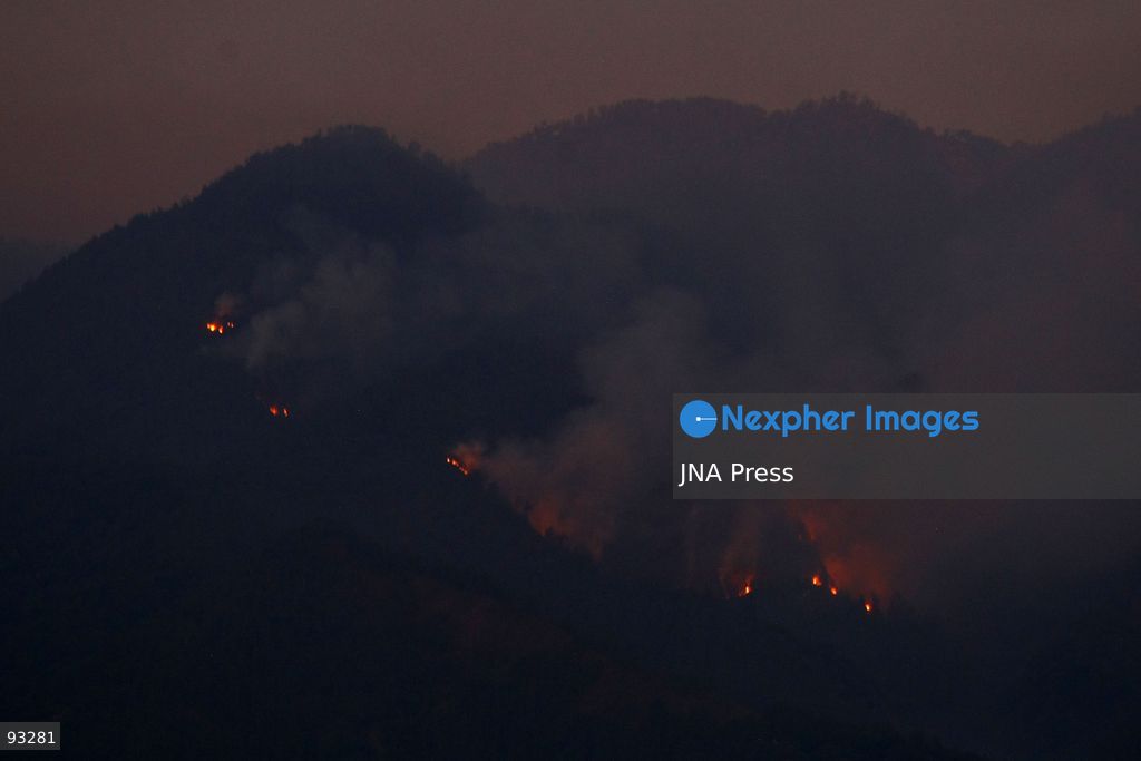 MALANG, EAST JAVA, INDONESIA, SEPTEMBER 16, 2026: Hotspots from a forest fire on Mount Kawi are visible from Malang, East Java. The fire has been burning in the mountainous area since September 1, affecting forest and vegetation on the slopes. Photo by Hayu Yudha Prabowo / JNA Press. (Photo by Hayu Yudha Prabowo/JNA Press via Nexpher Images)