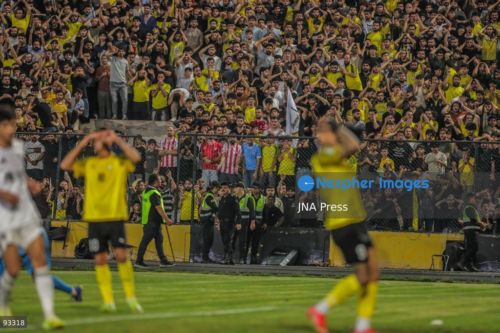 ERBIL, IRAQ, SEPTEMBER 16, 2026: Players compete during the Iraq Stars League football match between Erbil SC and Al-Karma SC at Franso Hariri Stadium in Erbil, attended by around 30,000 spectators. Al-Karma secured a 2-1 away victory, with Samuel Amadi opening the scoring in the sixth minute and Amir Faisal adding a second in the 38th before Mustafa Walid scored for Erbil in the 61st minute. Photo by Mustafa Omar/ JNA Press. (Photo by Mustafa Omar Ali/JNA Press via Nexpher Images)