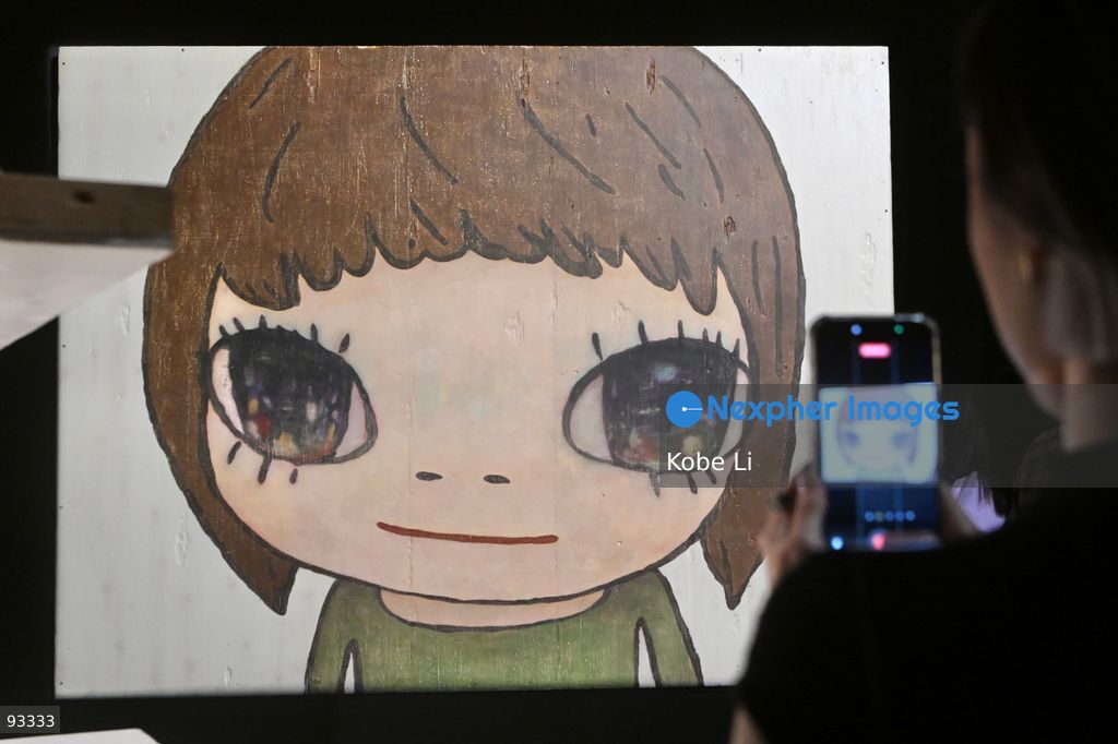 The Crated Room in Iceland / Drawing Room of Yoshitomo Nara displaying at Sotheby’s exhibition "PSYCHO: Identity Alienation Shadow Duality" on September 17, 2026 in Hong Kong. (Photo by Kobe Li/Nexpher Images)