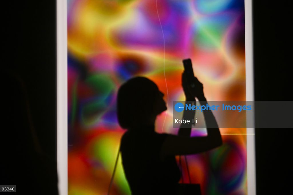 Substrat 37 II of Thomas Ruff displaying at Sotheby’s exhibition "PSYCHO: Identity Alienation Shadow Duality" on September 17, 2026 in Hong Kong. (Photo by Kobe Li/Nexpher Images)