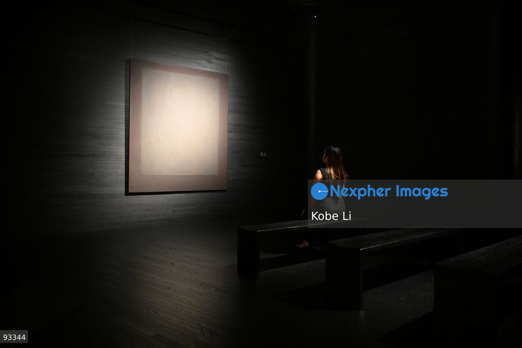 Untitled (Plum and Dark Brown) of Mark Rothko, displaying at Sotheby’s exhibition "PSYCHO: Identity Alienation Shadow Duality" on September 17, 2026 in Hong Kong. (Photo by Kobe Li/Nexpher Images)