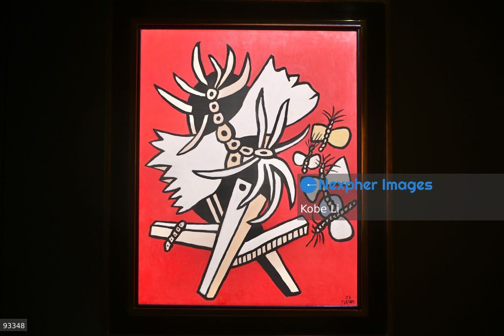 Quatre papillons et un insecte of Fernand Léger displaying at Sotheby’s exhibition "PSYCHO: Identity Alienation Shadow Duality" on September 17, 2026 in Hong Kong. (Photo by Kobe Li/Nexpher Images)