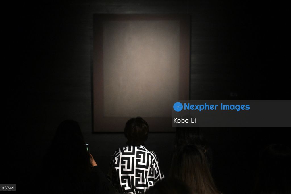 Untitled (Plum and Dark Brown) of Mark Rothko, displaying at Sotheby’s exhibition "PSYCHO: Identity Alienation Shadow Duality" on September 17, 2026 in Hong Kong. (Photo by Kobe Li/Nexpher Images)