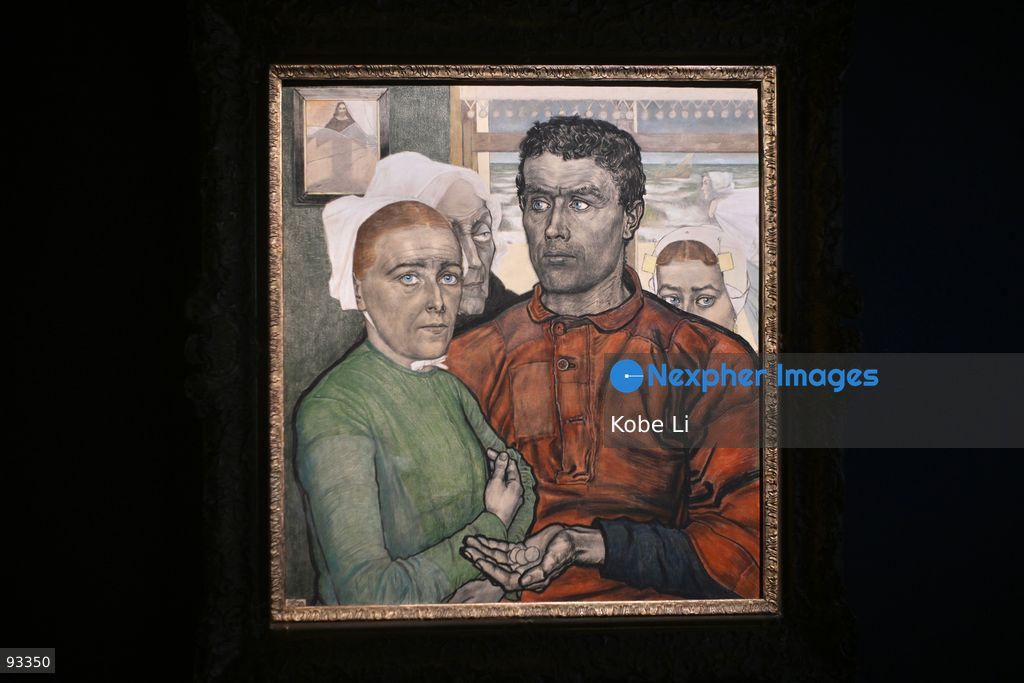 Faith and Reward of Jan Toorop displaying at Sotheby’s exhibition "PSYCHO: Identity Alienation Shadow Duality" on September 17, 2026 in Hong Kong. (Photo by Kobe Li/Nexpher Images)