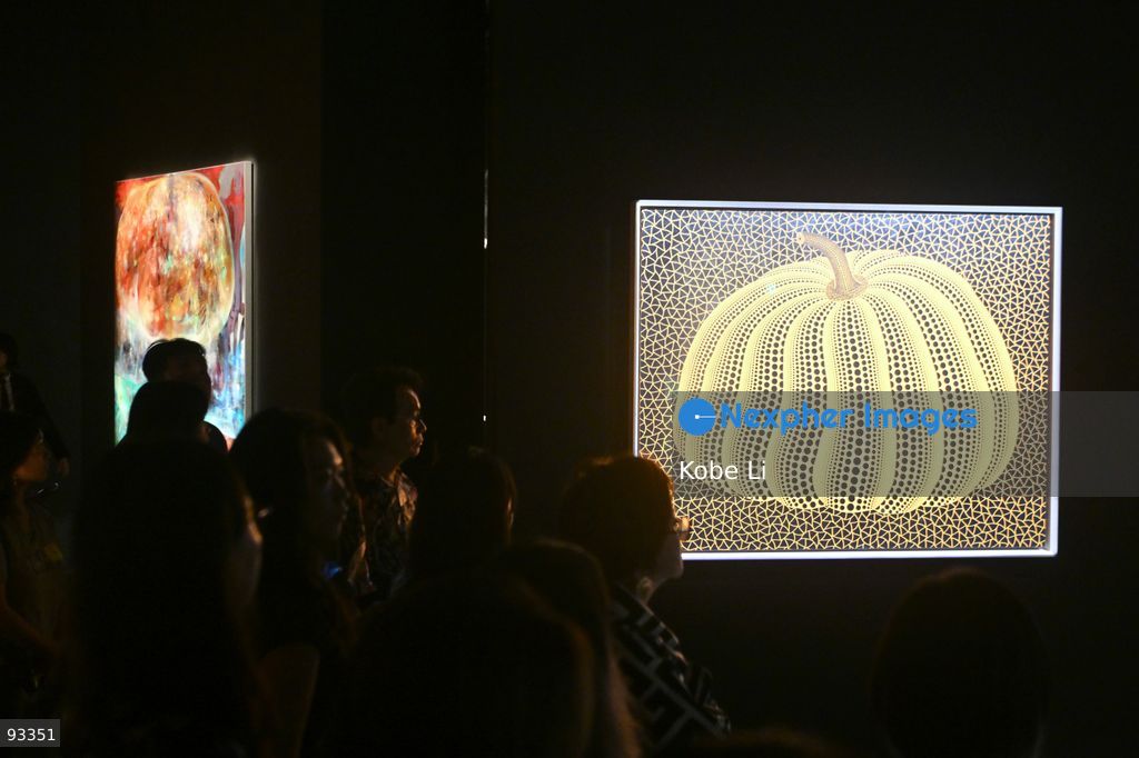 PUMPKIN (TWPOT) of Yayoi Kusama displaying at Sotheby’s exhibition "PSYCHO: Identity Alienation Shadow Duality" on September 17, 2026 in Hong Kong. (Photo by Kobe Li/Nexpher Images)