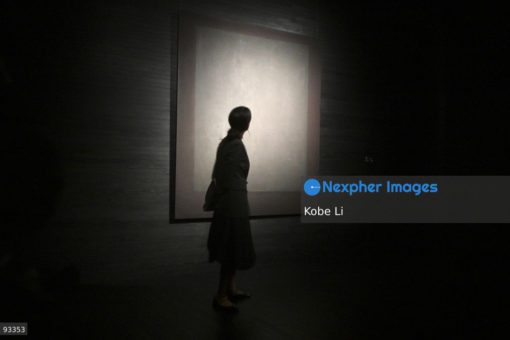 Untitled (Plum and Dark Brown) of Mark Rothko, displaying at Sotheby’s exhibition "PSYCHO: Identity Alienation Shadow Duality" on September 17, 2026 in Hong Kong. (Photo by Kobe Li/Nexpher Images)
