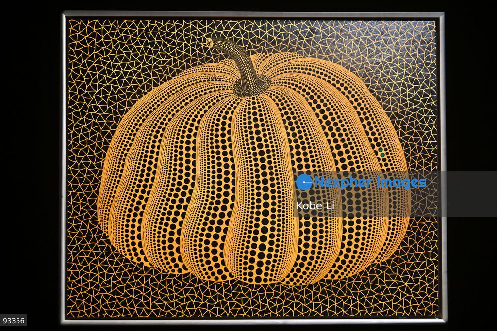 PUMPKIN (TWPOT) of Yayoi Kusama displaying at Sotheby’s exhibition "PSYCHO: Identity Alienation Shadow Duality" on September 17, 2026 in Hong Kong. (Photo by Kobe Li/Nexpher Images)
