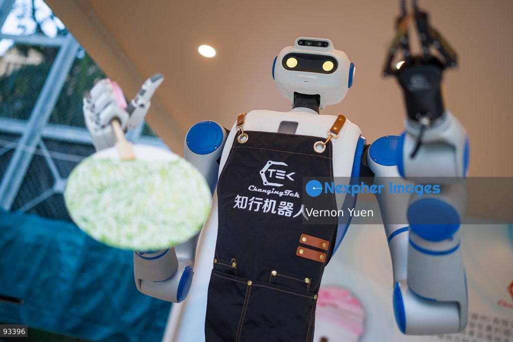 A robot at a display in Victoria Park on September 17, 2026 in Hong Kong. (Photo by Vernon Yuen/Nexpher Images)