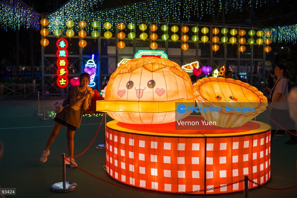 Visitors viewing the Mid Autumn Festival Lights at Victoria Park on September 17, 2026 in Hong Kong. (Photo by Vernon Yuen/Nexpher Images)