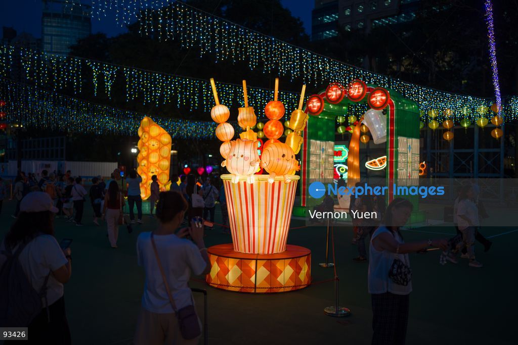 Visitors viewing the Mid Autumn Festival Lights at Victoria Park on September 17, 2026 in Hong Kong. (Photo by Vernon Yuen/Nexpher Images)
