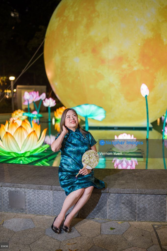 Hong Kong Secretary for Culture, Sports and Tourism Rosanna Law Shuk-pui posing for a photograph at the Mid Autumn Festival Lights at Victoria Park on September 17, 2026 in Hong Kong. (Photo by Vernon Yuen/Nexpher Images)
