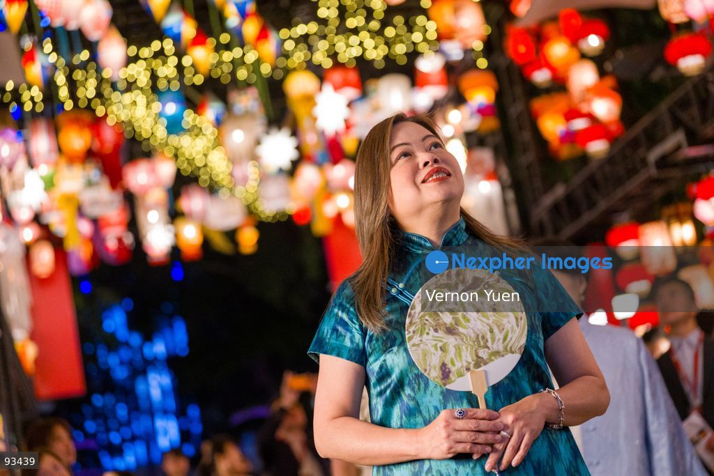 Hong Kong Secretary for Culture, Sports and Tourism Rosanna Law Shuk-pui viewing the Mid Autumn Festival Lights at Victoria Park on September 17, 2026 in Hong Kong. (Photo by Vernon Yuen/Nexpher Images)