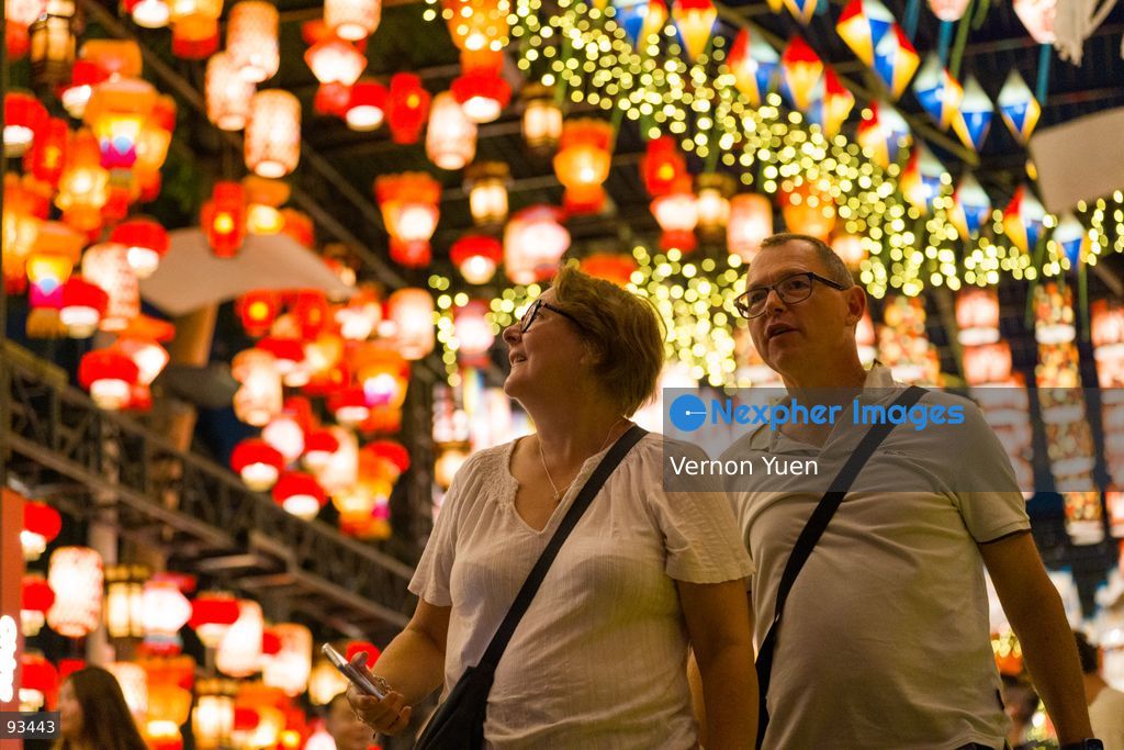 Visitors viewing the Mid Autumn Festival Lights at Victoria Park on September 17, 2026 in Hong Kong. (Photo by Vernon Yuen/Nexpher Images)