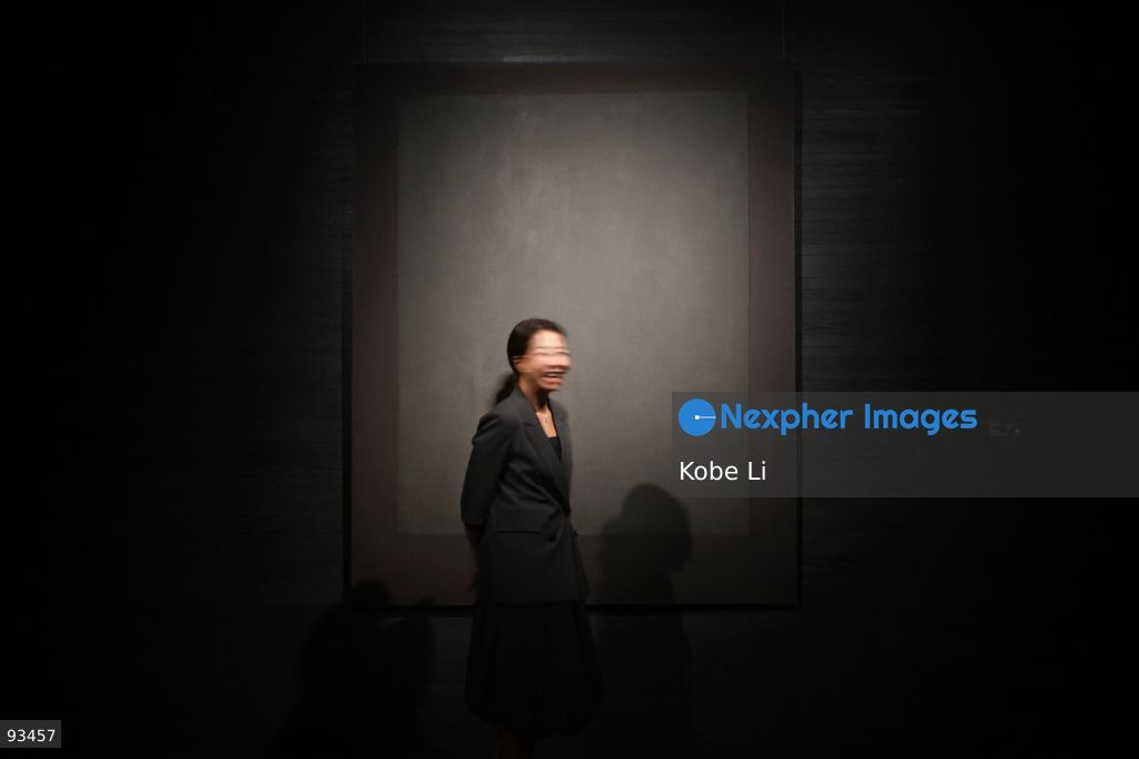 Untitled (Plum and Dark Brown) of Mark Rothko, displaying at Sotheby’s exhibition "PSYCHO: Identity Alienation Shadow Duality" on September 17, 2026 in Hong Kong. (Photo by Kobe Li/Nexpher Images)