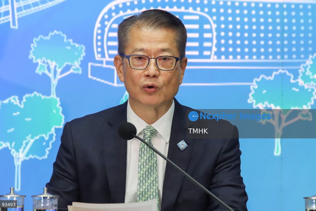 A close-up view shows Financial Secretary Paul Chan Mo-po speaking during a press conference on the Northern Metropolis initiatives in the 2026 Policy Address and the "First Five-Year Plan of Hong Kong" on September 17, 2026 in Hong Kong. Chan elaborated on deploying a holistic approach to drive I&T industrial clusters, establishing a binding target to produce 900 hectares of shovel-ready land within five years and utilizing patient capital to commercialize research achievements. (Photo by Gordon Choi/TMHK via Nexpher Images)
