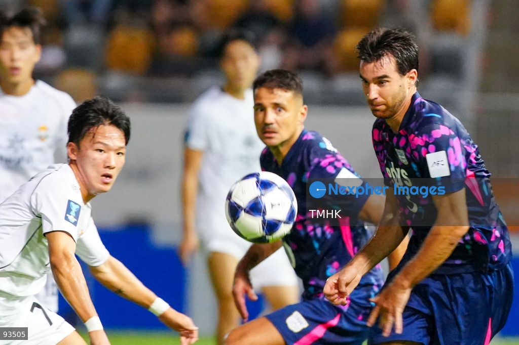 A general view shows first-half match action between Kitchee and Gangwon FC during their AFC Champions League Two group stage fixture at Mong Kok Stadium on September 17, 2026 in Hong Kong. (Photo by Zulu Lo/TMHK via Nexpher Images)