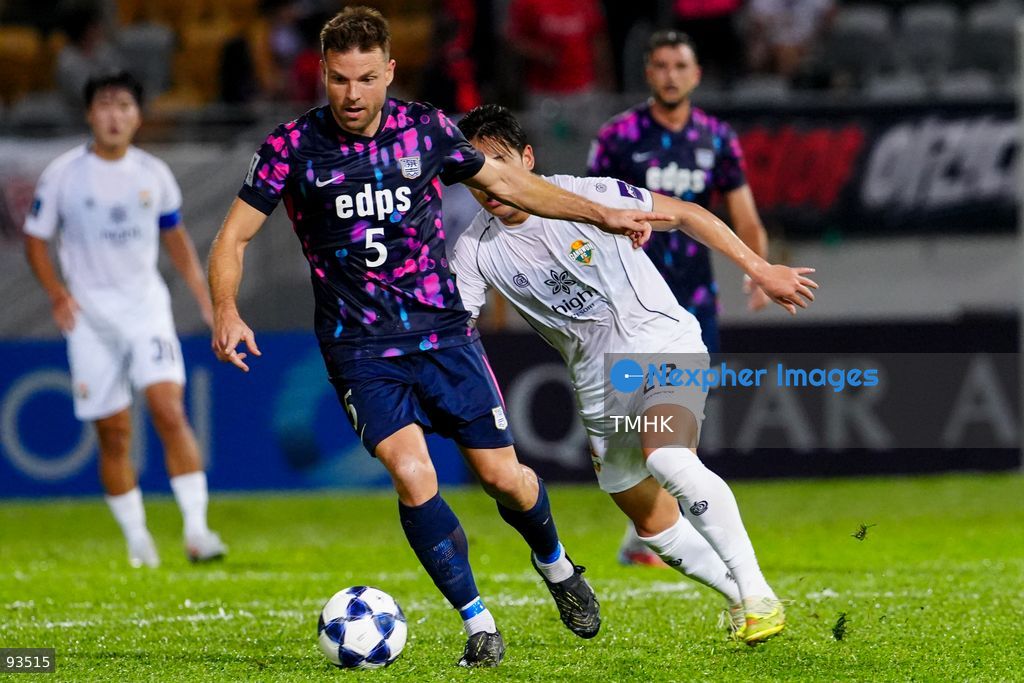 A general view shows first-half match action between Kitchee and Gangwon FC during their AFC Champions League Two group stage fixture at Mong Kok Stadium on September 17, 2026 in Hong Kong. (Photo by Zulu Lo/TMHK via Nexpher Images)