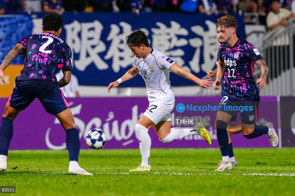 A general view shows first-half match action between Kitchee and Gangwon FC during their AFC Champions League Two group stage fixture at Mong Kok Stadium on September 17, 2026 in Hong Kong. (Photo by Zulu Lo/TMHK via Nexpher Images)