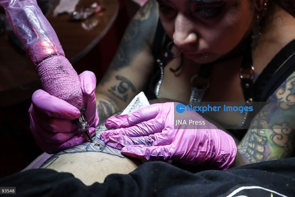 LA PAZ, BOLIVIA, SEPTEMBER 17, 2026: Bolivian tattoo artist Daniela Artemis poses in La Paz wearing a fusion of traditional Andean pollera clothing and Gothic-inspired fashion. Known as the “Cholita Tattoo Artist,” Artemis draws inspiration from the clothing worn by her Aymara ancestors and incorporates Andean identity into her personal style and tattoo designs. Through her work, she seeks to celebrate the culture and heritage of Bolivia’s cholitas while presenting it through contemporary artistic expression. Photo by Brian Ronaldo Delgadillo Garzofino / JNA Press. (Photo by Brian Ronaldo Delgadillo Garzofi/JNA Press via Nexpher Images)