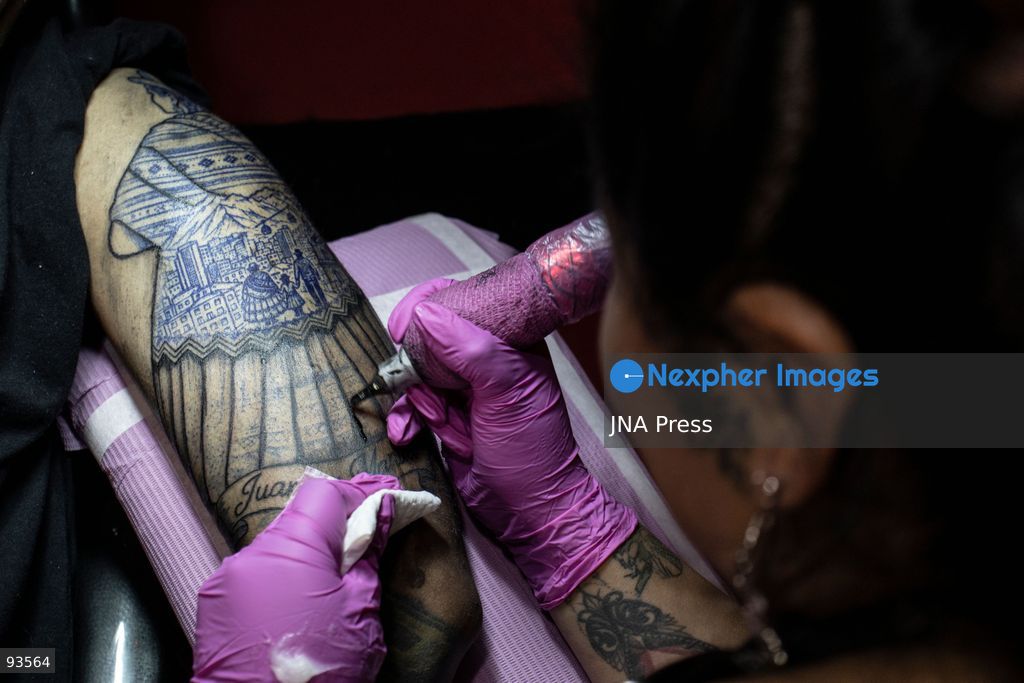LA PAZ, BOLIVIA, SEPTEMBER 17, 2026: Bolivian tattoo artist Daniela Artemis poses in La Paz wearing a fusion of traditional Andean pollera clothing and Gothic-inspired fashion. Known as the “Cholita Tattoo Artist,” Artemis draws inspiration from the clothing worn by her Aymara ancestors and incorporates Andean identity into her personal style and tattoo designs. Through her work, she seeks to celebrate the culture and heritage of Bolivia’s cholitas while presenting it through contemporary artistic expression. Photo by Brian Ronaldo Delgadillo Garzofino / JNA Press. (Photo by Brian Ronaldo Delgadillo Garzofi/JNA Press via Nexpher Images)