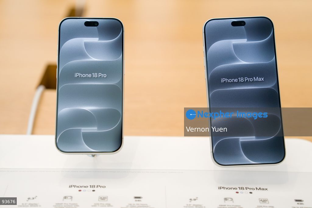 Iphone 18 Pro on display at an apple store on the first day on sale of the iphone 18 pro on September 18, 2026 in Hong Kong. (Photo by Vernon Yuen/Nexpher Images)