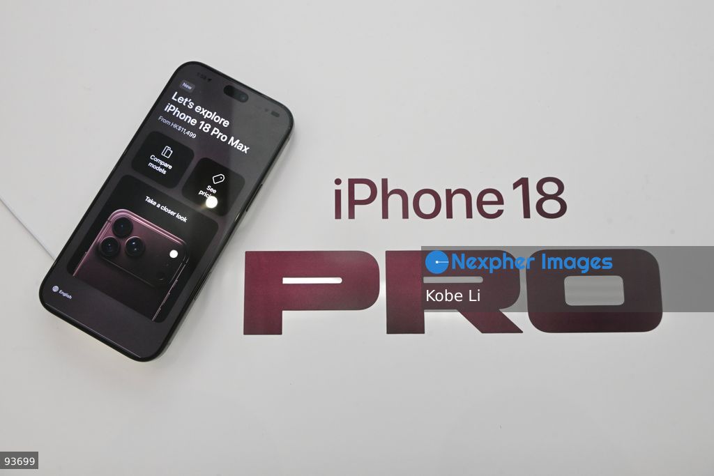 Iphone 18 Pro on display at an apple store on the first day on sale of the iphone 18 pro on September 18, 2026 in Hong Kong. (Photo by Kobe Li/Nexpher Images)