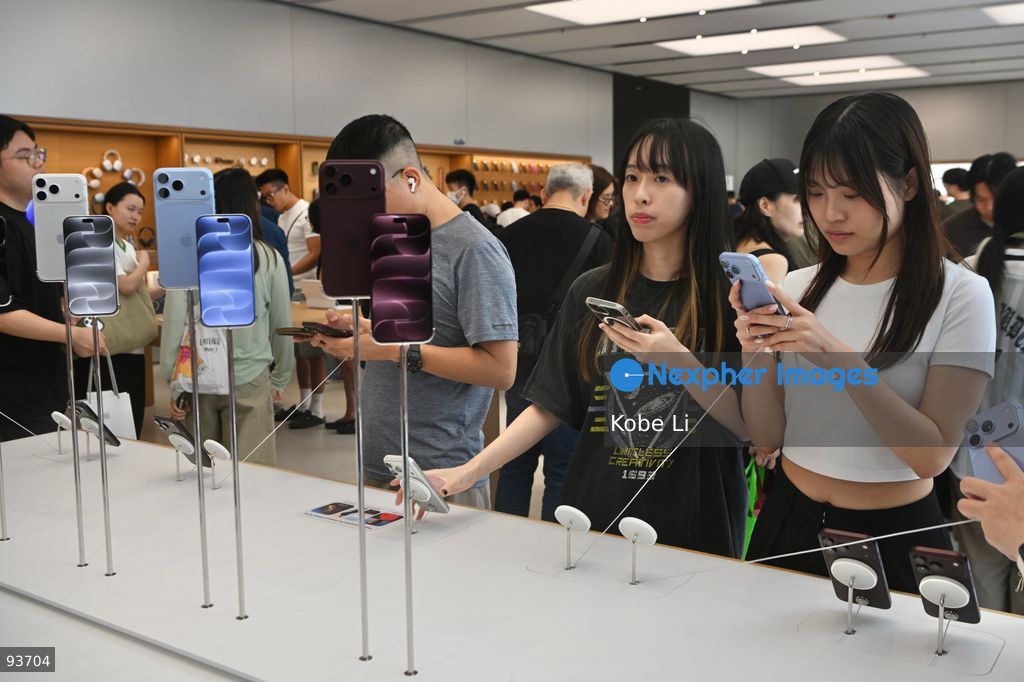 Iphone 18 Pro on display at an apple store on the first day on sale of the iphone 18 pro on September 18, 2026 in Hong Kong. (Photo by Kobe Li/Nexpher Images)