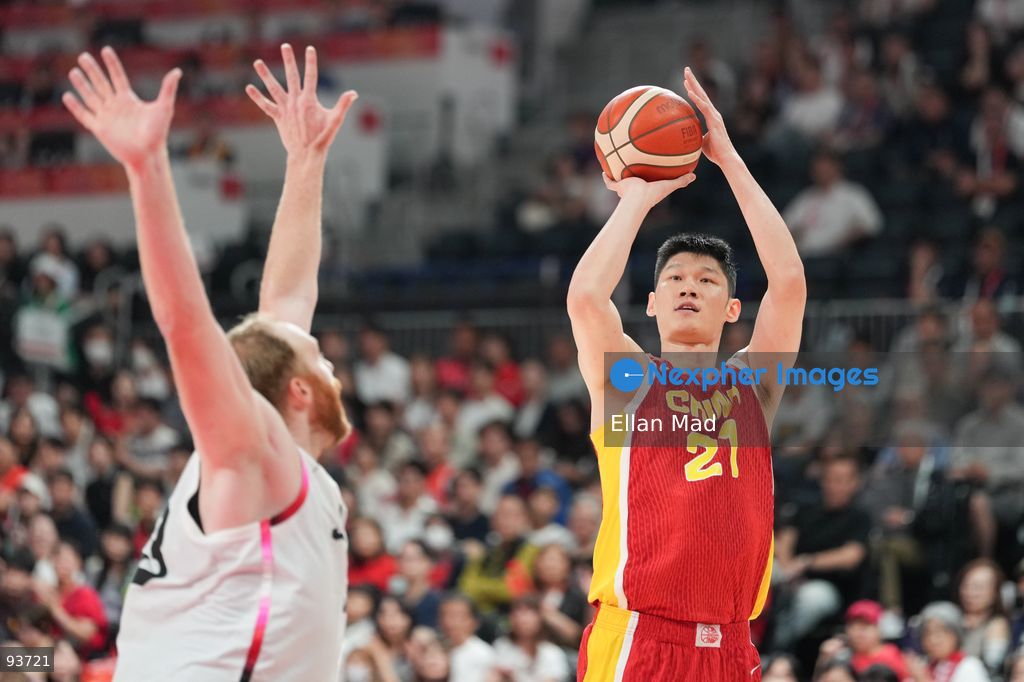 Hu Jinqiu of team china during the Japan vs China Semi Finals Basketball game at the 2026 Asian Games on September 18, 2026 in Nagoya, Japan. (Photo by Ellan Mad/Nexpher Images)