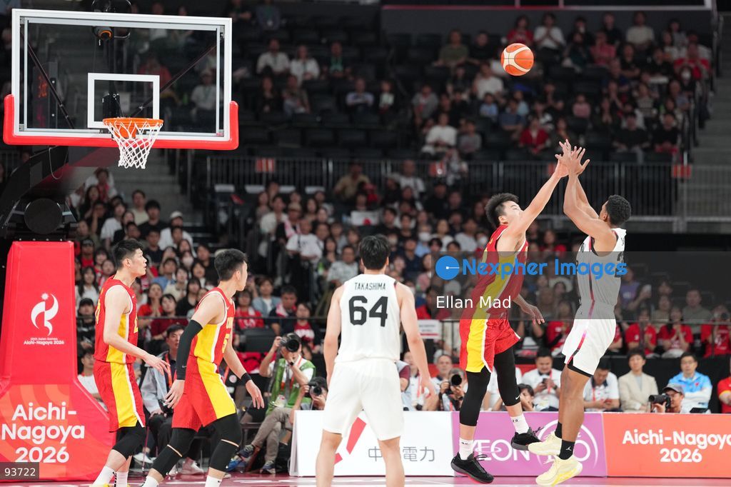 Ibu Yamazaki of team Japan attempts to score during the Japan vs China Semi Finals Basketball game at the 2026 Asian Games on September 18, 2026 in Nagoya, Japan. (Photo by Ellan Mad/Nexpher Images)
