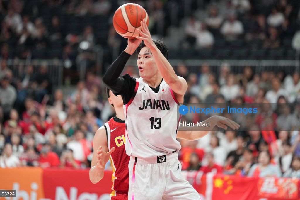 Ren Kanechika of team Japan during the Japan vs China Semi Finals Basketball game at the 2026 Asian Games on September 18, 2026 in Nagoya, Japan. (Photo by Ellan Mad/Nexpher Images)
