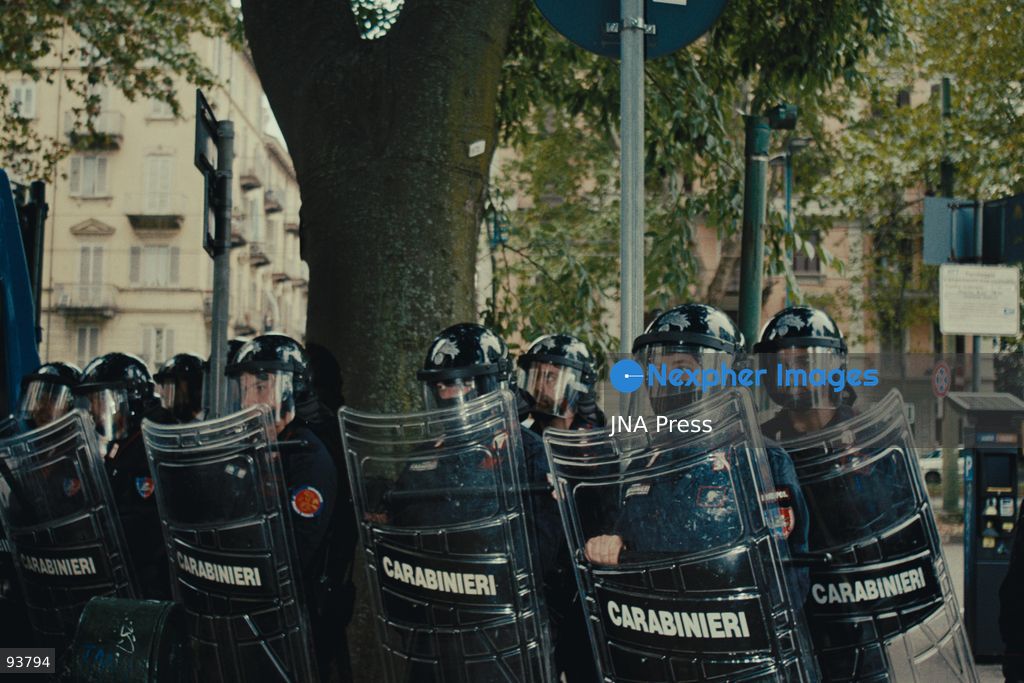 TURIN, ITALY, SEPTEMBER 18, 2026: Demonstrators march through central Turin during a protest against the presence of Roberto Vannacci, leader of Futuro Nazionale, who was attending a conference on urban security at the NH Torino Centro hotel. The demonstration began as a picket near the venue before protesters marched through surrounding streets amid a heavy police presence. The conference, organized by the FSP police union, had initially been presented as professional training for police officers before Italy’s Department of Public Security clarified that it was a union initiative and would not qualify as professional training. Photo by Julian Nelaj / JNA Press. (Photo by Julian Nelaj/JNA Press via Nexpher Images)