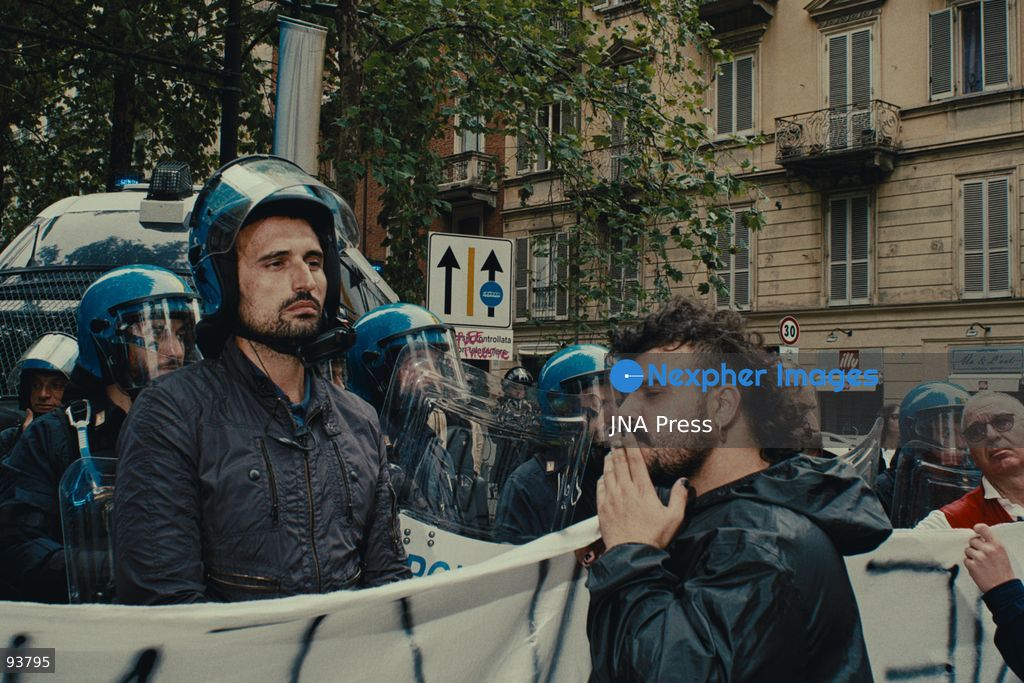 TURIN, ITALY, SEPTEMBER 18, 2026: Demonstrators march through central Turin during a protest against the presence of Roberto Vannacci, leader of Futuro Nazionale, who was attending a conference on urban security at the NH Torino Centro hotel. The demonstration began as a picket near the venue before protesters marched through surrounding streets amid a heavy police presence. The conference, organized by the FSP police union, had initially been presented as professional training for police officers before Italy’s Department of Public Security clarified that it was a union initiative and would not qualify as professional training. Photo by Julian Nelaj / JNA Press. (Photo by Julian Nelaj/JNA Press via Nexpher Images)