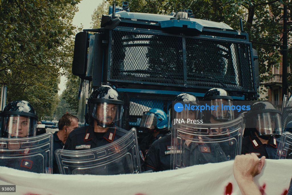 TURIN, ITALY, SEPTEMBER 18, 2026: Demonstrators march through central Turin during a protest against the presence of Roberto Vannacci, leader of Futuro Nazionale, who was attending a conference on urban security at the NH Torino Centro hotel. The demonstration began as a picket near the venue before protesters marched through surrounding streets amid a heavy police presence. The conference, organized by the FSP police union, had initially been presented as professional training for police officers before Italy’s Department of Public Security clarified that it was a union initiative and would not qualify as professional training. Photo by Julian Nelaj / JNA Press. (Photo by Julian Nelaj/JNA Press via Nexpher Images)