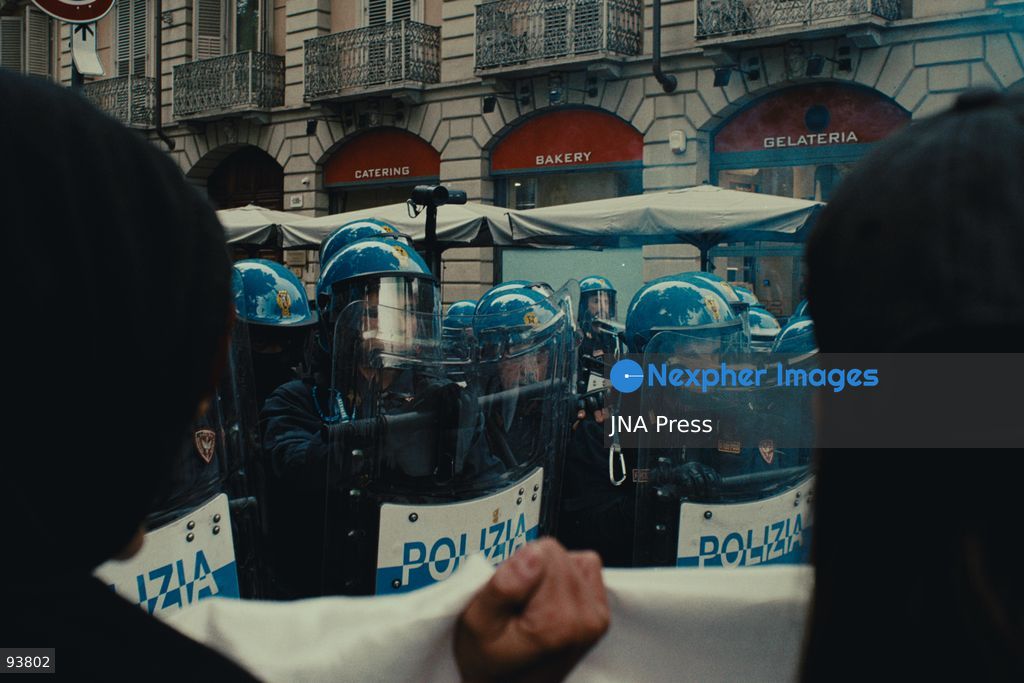 TURIN, ITALY, SEPTEMBER 18, 2026: Demonstrators march through central Turin during a protest against the presence of Roberto Vannacci, leader of Futuro Nazionale, who was attending a conference on urban security at the NH Torino Centro hotel. The demonstration began as a picket near the venue before protesters marched through surrounding streets amid a heavy police presence. The conference, organized by the FSP police union, had initially been presented as professional training for police officers before Italy’s Department of Public Security clarified that it was a union initiative and would not qualify as professional training. Photo by Julian Nelaj / JNA Press. (Photo by Julian Nelaj/JNA Press via Nexpher Images)