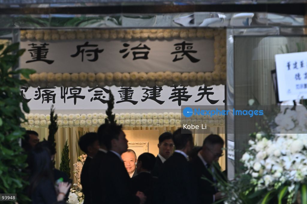 The public memorial ceremony for Hong Kong's first Chief Executive, Tung Chee-hwa at the Hong Kong Funeral Home in North Point on September 19, 2026 in Hong Kong. (Photo by Kobe Li/Nexpher Images)