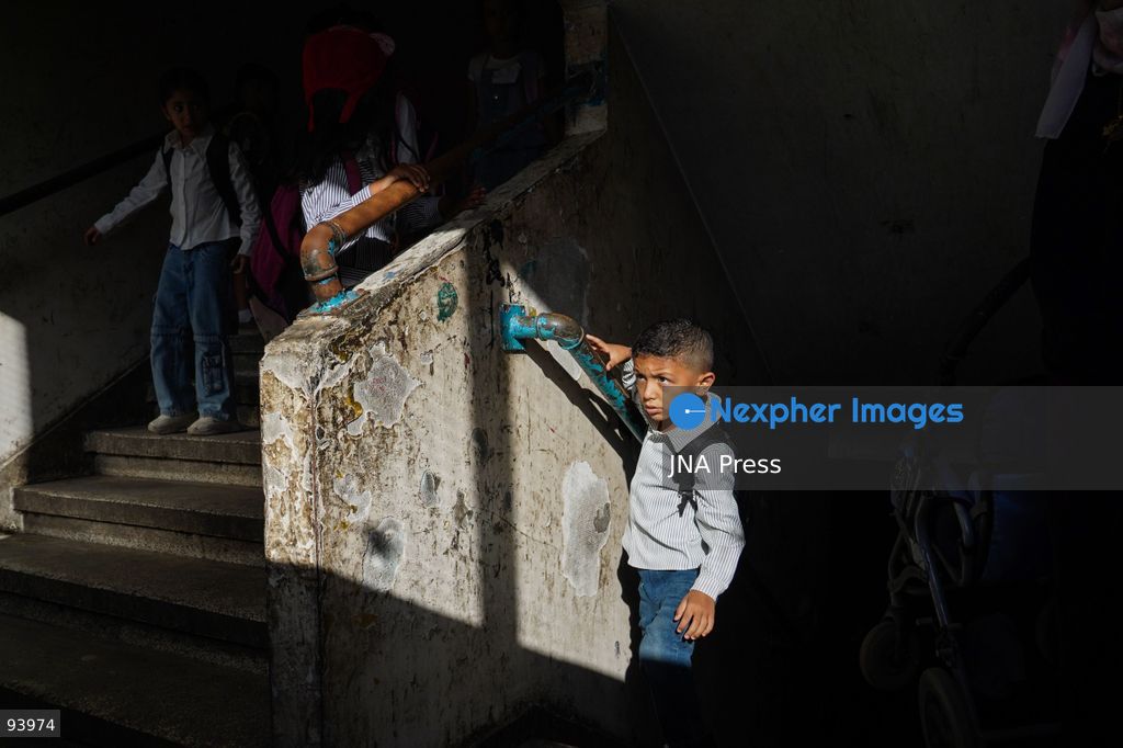 NUSEIRAT, GAZA STRIP, SEPTEMBER 19, 2026: Palestinian children return to classrooms at an UNRWA school in Nuseirat refugee camp in the central Gaza Strip as in-person education gradually resumes following years of disruption caused by the war. The return comes as the new academic year begins in Gaza, where widespread destruction, displacement and the use of school buildings as shelters have severely disrupted access to education. Photo by Ramzi Abu Amer / JNA Press. (Photo by Ramzi Abu Amer/JNA Press via Nexpher Images)