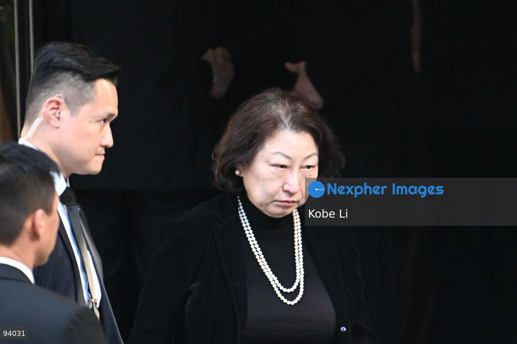 Teresa Cheng Yeuk-wah, Secretary-General of International Organization for Mediation, leaving the Hong Kong Funeral Home in North Point on September 19, 2026 in Hong Kong. Today, the public memorial ceremony for Hong Kong's first Chief Executive, Tung Chee-hwa at the Hong Kong Funeral Home in North Point. (Photo by Kobe Li/Nexpher Images)