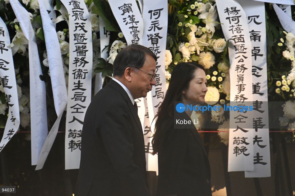 Eric Chan Kwok-ki, Chief Secretary for Administration, leaving the Hong Kong Funeral Home in North Point on September 19, 2026 in Hong Kong. Today, the public memorial ceremony for Hong Kong's first Chief Executive, Tung Chee-hwa at the Hong Kong Funeral Home in North Point. (Photo by Kobe Li/Nexpher Images)