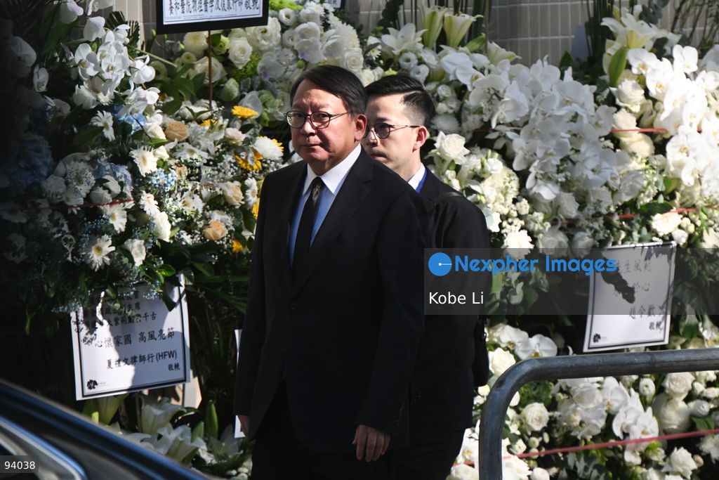 Eric Chan Kwok-ki, Chief Secretary for Administration, arriving the Hong Kong Funeral Home in North Point on September 19, 2026 in Hong Kong. Today, the public memorial ceremony for Hong Kong's first Chief Executive, Tung Chee-hwa at the Hong Kong Funeral Home in North Point. (Photo by Kobe Li/Nexpher Images)