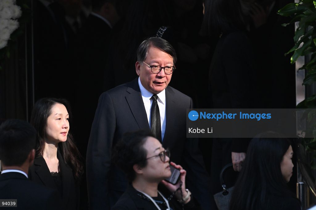 Eric Chan Kwok-ki, Chief Secretary for Administration, leaving the Hong Kong Funeral Home in North Point on September 19, 2026 in Hong Kong. Today, the public memorial ceremony for Hong Kong's first Chief Executive, Tung Chee-hwa at the Hong Kong Funeral Home in North Point. (Photo by Kobe Li/Nexpher Images)