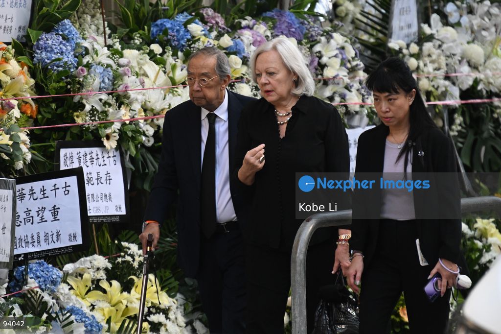 Ronald Arculli arriving the Hong Kong Funeral Home in North Point on September 19, 2026 in Hong Kong. Today, the public memorial ceremony for Hong Kong's first Chief Executive, Tung Chee-hwa at the Hong Kong Funeral Home in North Point. (Photo by Kobe Li/Nexpher Images)