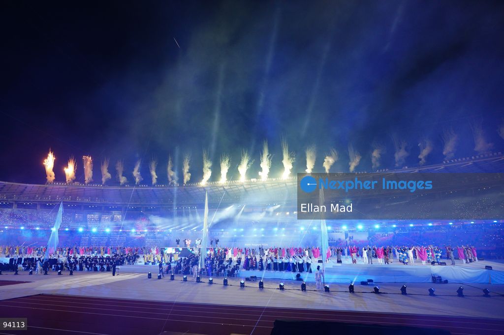 A general view showing the venue at the 2026 Asian Games opening ceremony on September 19, 2026 in Nagoya, Japan (Photo by Ellan Mad/Nexpher Images)