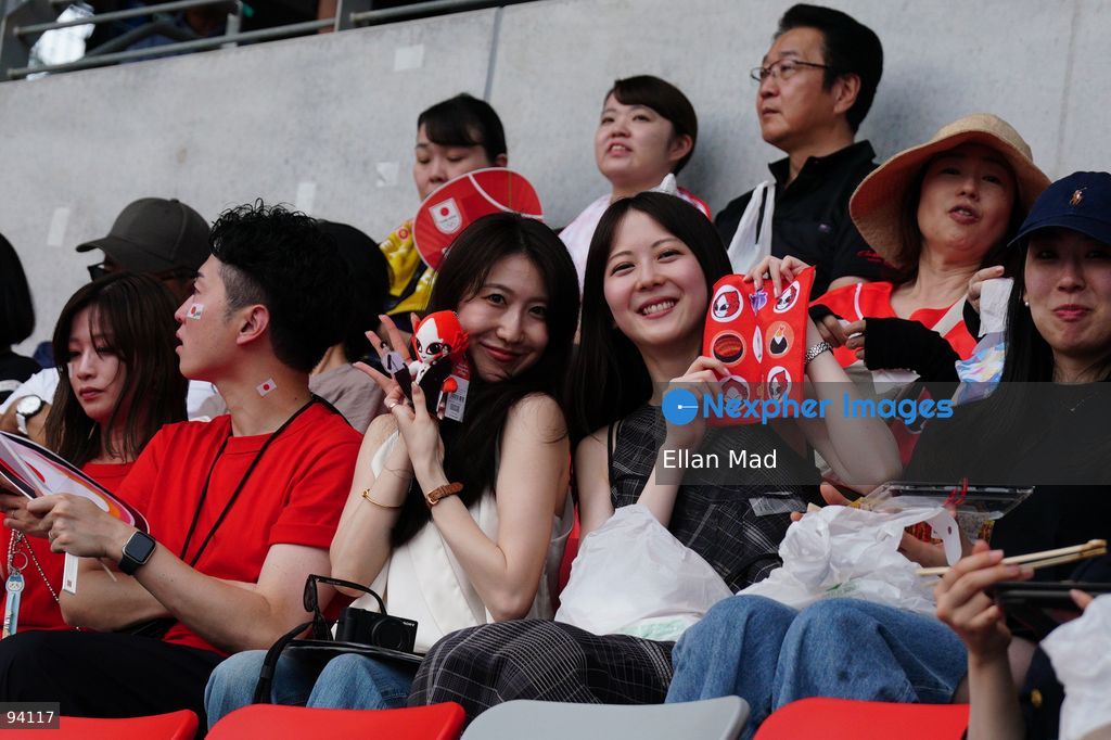 Fans on the stands at the 2026 Asian Games opening ceremony on September 19, 2026 in Nagoya, Japan (Photo by Ellan Mad/Nexpher Images)