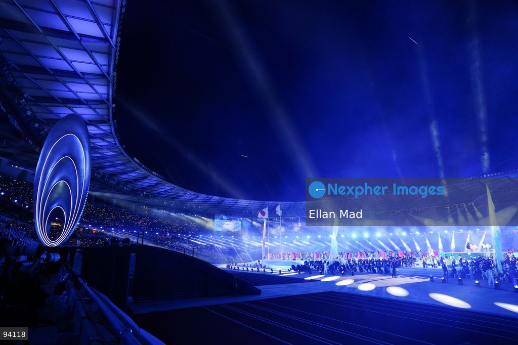 A general view showing the venue at the 2026 Asian Games opening ceremony on September 19, 2026 in Nagoya, Japan (Photo by Ellan Mad/Nexpher Images)