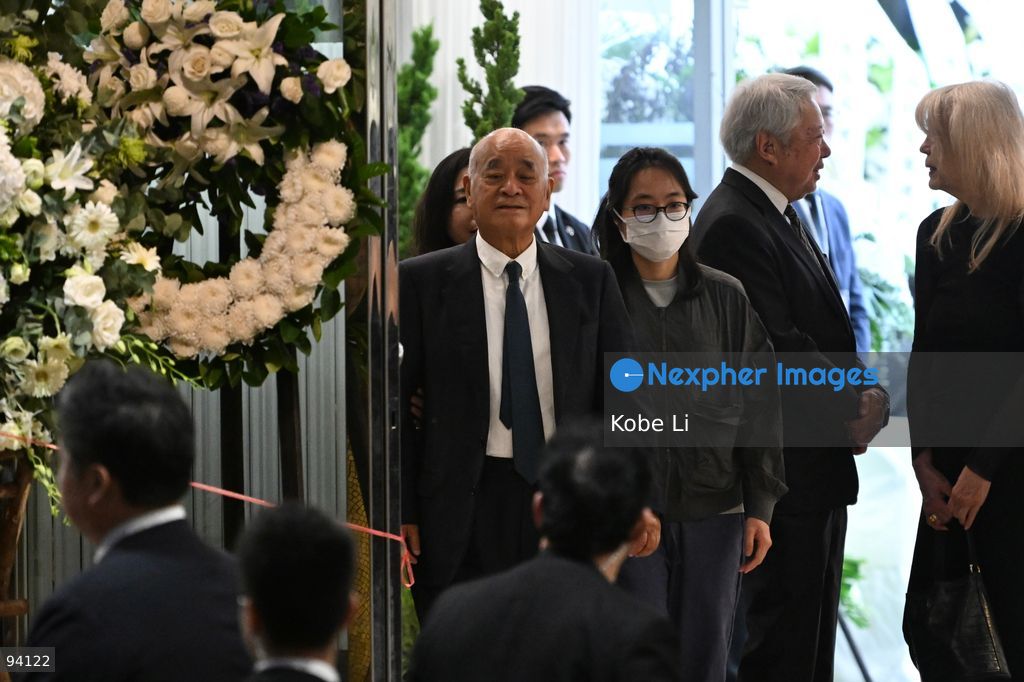 Henry Cheng Kar-shun, Chairman and Executive Director of New World Development Company Limited, leaving the Hong Kong Funeral Home in North Point on September 19, 2026 in Hong Kong. Today, the public memorial ceremony for Hong Kong's first Chief Executive, Tung Chee-hwa at the Hong Kong Funeral Home in North Point. (Photo by Kobe Li/Nexpher Images)