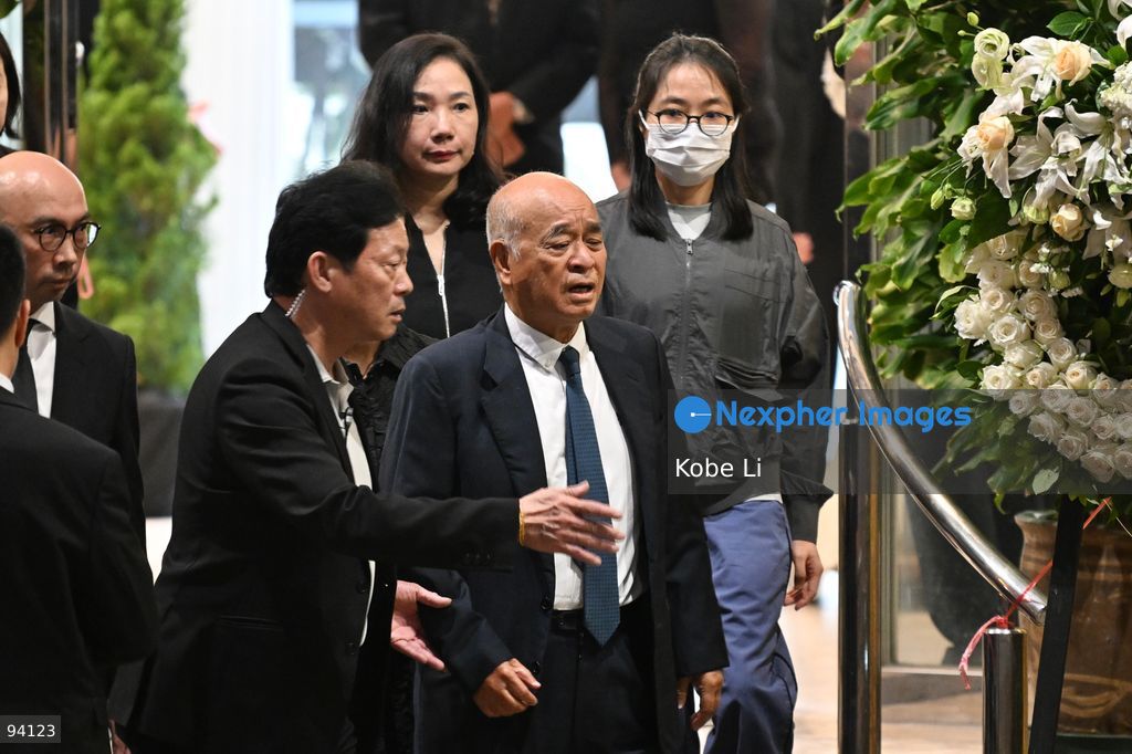 Henry Cheng Kar-shun, Chairman and Executive Director of New World Development Company Limited, leaving the Hong Kong Funeral Home in North Point on September 19, 2026 in Hong Kong. Today, the public memorial ceremony for Hong Kong's first Chief Executive, Tung Chee-hwa at the Hong Kong Funeral Home in North Point. (Photo by Kobe Li/Nexpher Images)