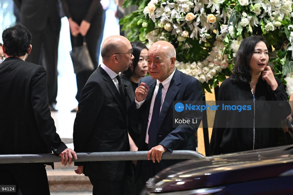 Henry Cheng Kar-shun, Chairman and Executive Director of New World Development Company Limited, leaving the Hong Kong Funeral Home in North Point on September 19, 2026 in Hong Kong. Today, the public memorial ceremony for Hong Kong's first Chief Executive, Tung Chee-hwa at the Hong Kong Funeral Home in North Point. (Photo by Kobe Li/Nexpher Images)
